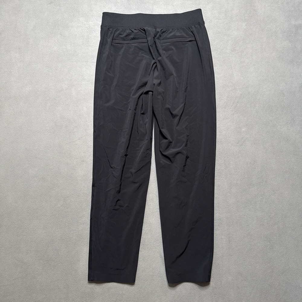 Athleta Brooklyn Ankle Pants Womens 6 Black Mid Rise Travel Stretch Athleisure - Picture 2 of 16